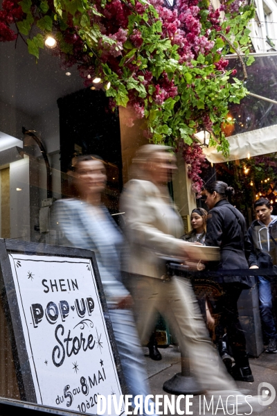 SHEIN , pop up store éphémère à Paris