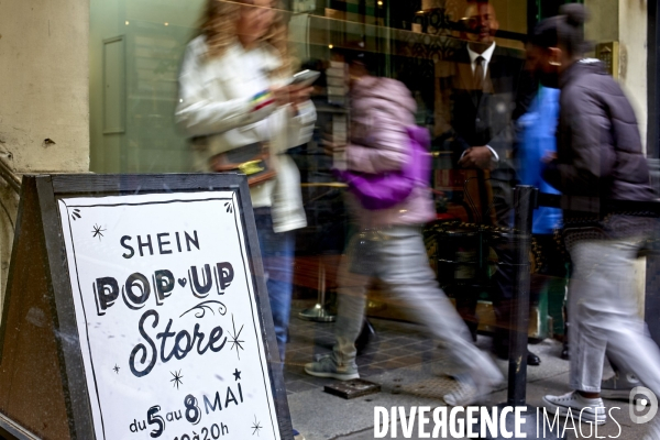 SHEIN , pop up store éphémère à Paris