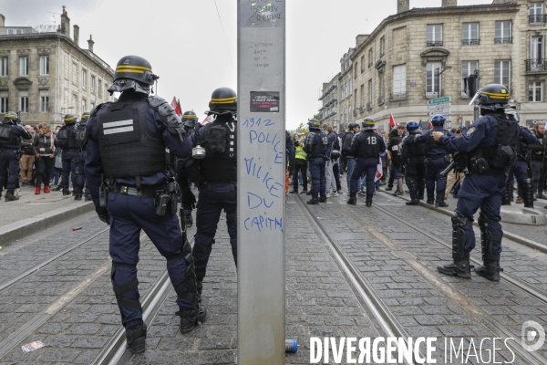 Manifestation du 1er mai et contre la Réforme des Retraites.