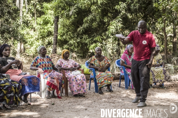 Deminage en casamance, senegal.