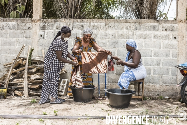 Deminage en casamance, senegal.