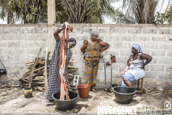 Deminage en casamance, senegal.