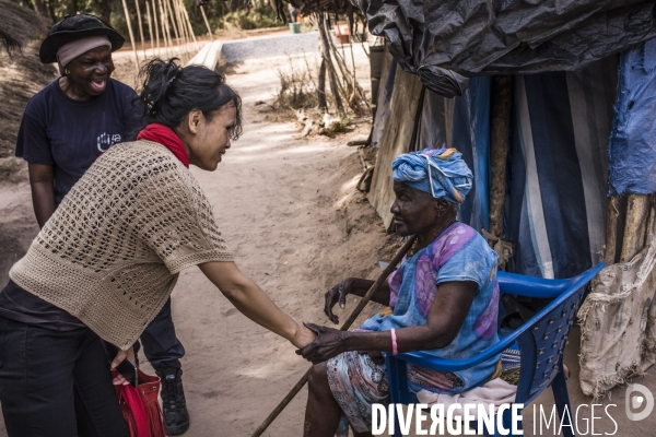 Deminage en casamance, senegal.