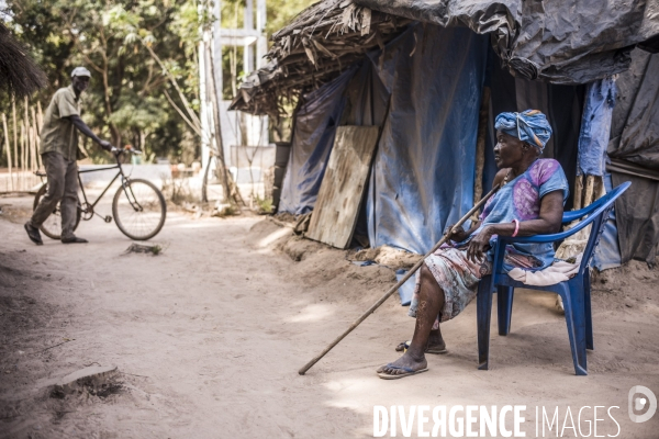 Deminage en casamance, senegal.