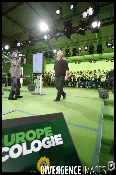 Meeting de europe-ecologie pour le lancement de la campagne des elections regionales 2010
