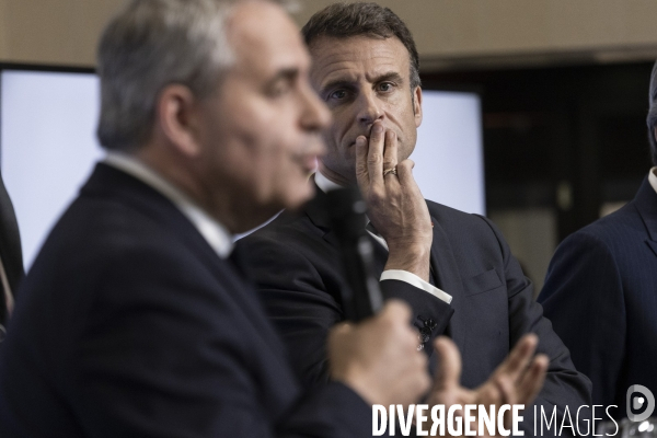 Déplacement d Emmanuel Macron à Dunkerque