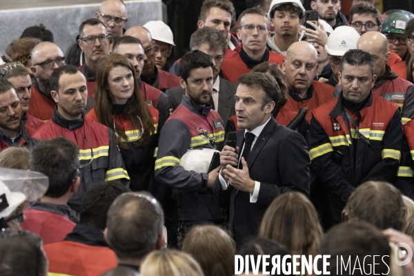 Déplacement d Emmanuel Macron à Dunkerque