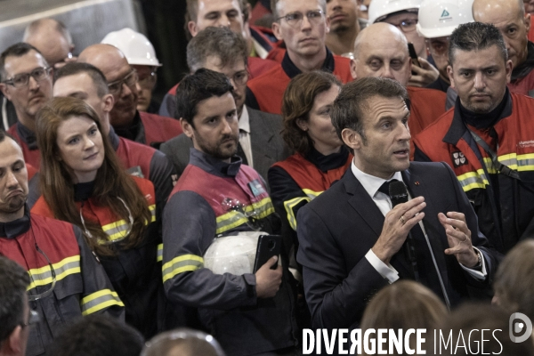 Déplacement d Emmanuel Macron à Dunkerque