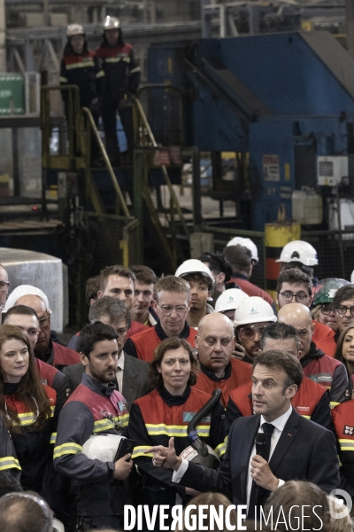 Déplacement d Emmanuel Macron à Dunkerque