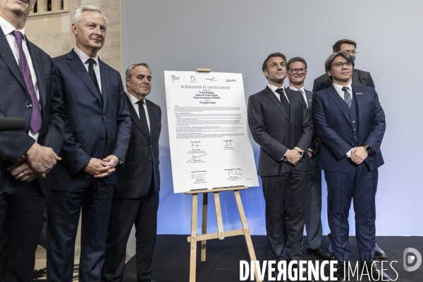 Déplacement d Emmanuel Macron à Dunkerque