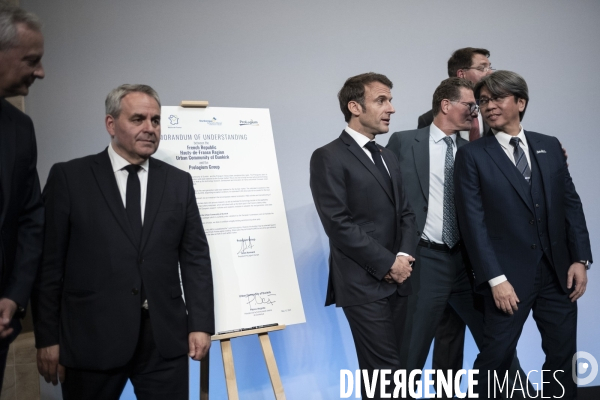 Déplacement d Emmanuel Macron à Dunkerque