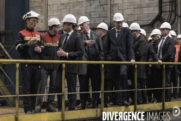 Déplacement d Emmanuel Macron à Dunkerque