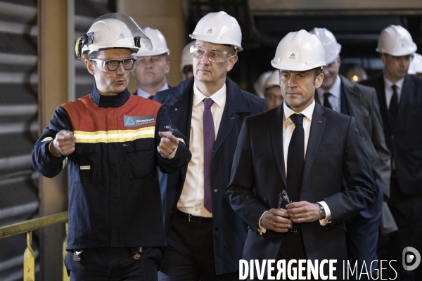 Déplacement d Emmanuel Macron à Dunkerque