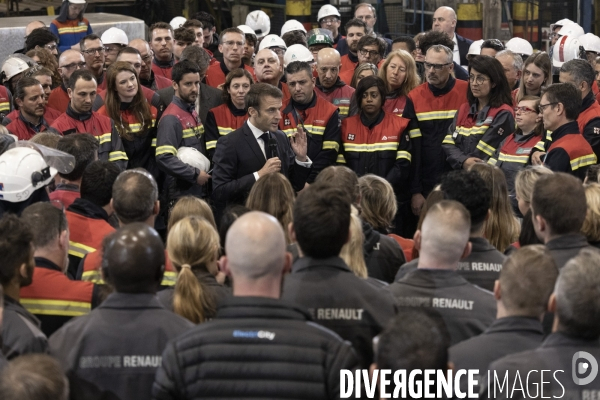 Déplacement d Emmanuel Macron à Dunkerque