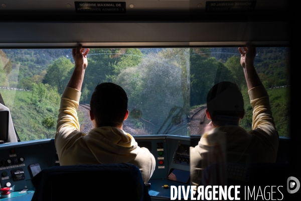 Train TER corrèzien. Brive Ussel