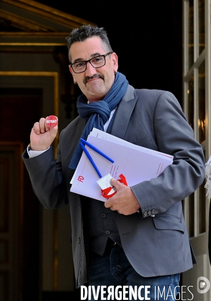 Élisabeth BORNE, Première ministre reçoit les représentants des organisations syndicales