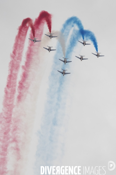 Célébration des 70 ans de la Patrouille de France