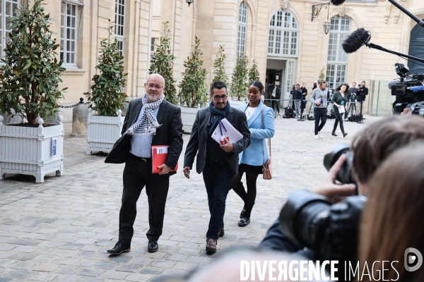 Les syndicats reçus a matignon 16 mai 2023