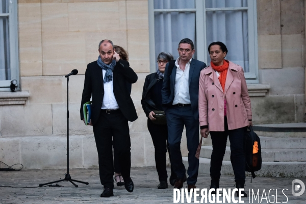 Les syndicats reçus a matignon 16 mai 2023