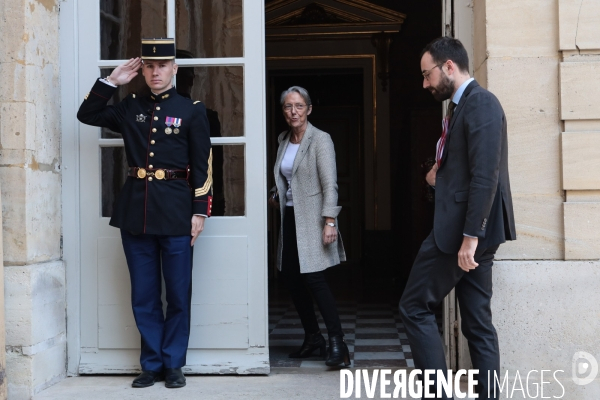 Les syndicats reçus a matignon - 17 mai 2023