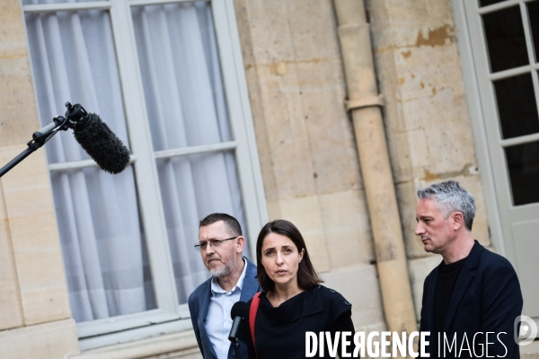 Les syndicats reçus a matignon - 17 mai 2023