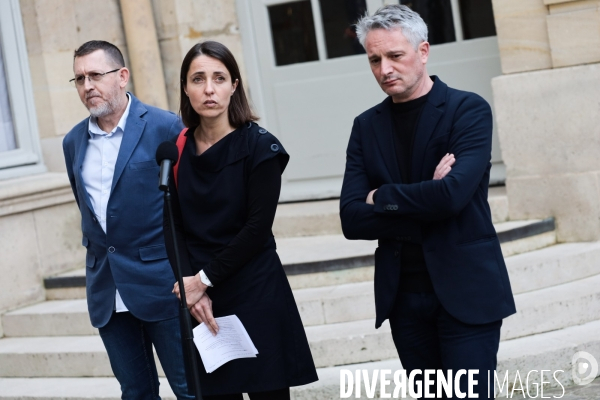 Les syndicats reçus a matignon - 17 mai 2023