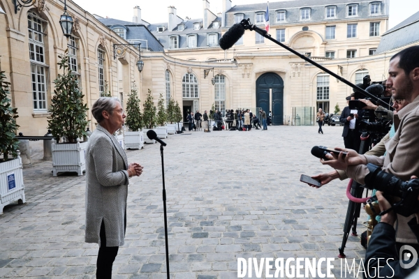 Les syndicats reçus a matignon - 17 mai 2023