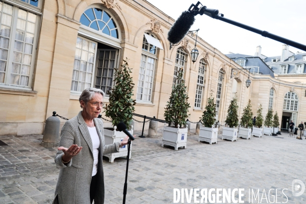 Les syndicats reçus a matignon - 17 mai 2023