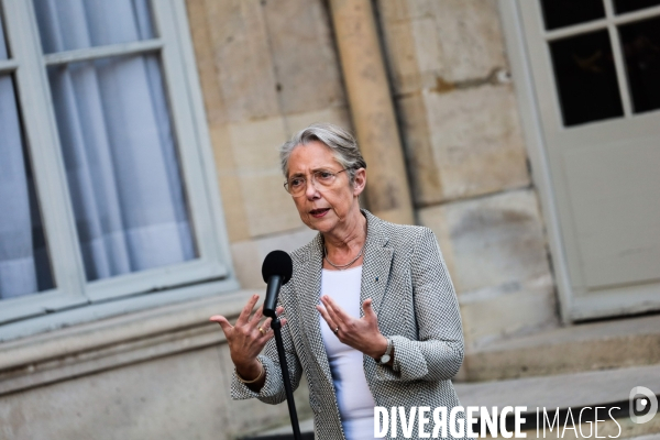 Les syndicats reçus a matignon - 17 mai 2023