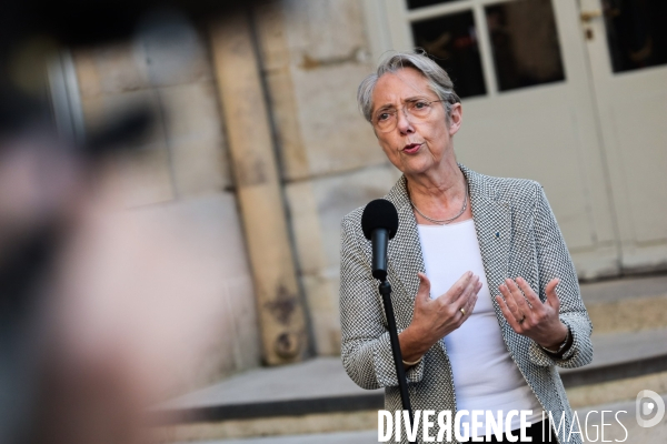 Les syndicats reçus a matignon - 17 mai 2023