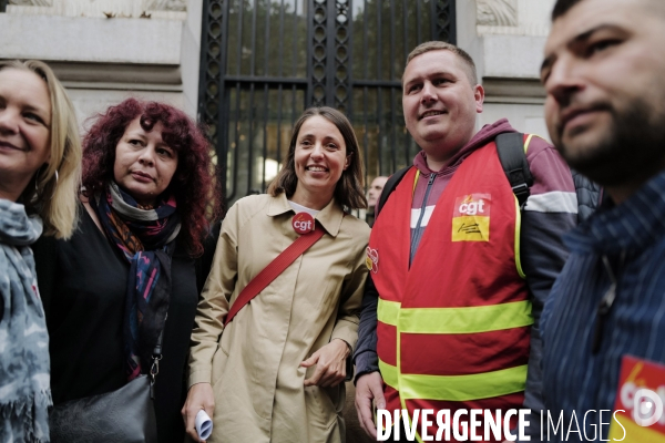 Manifestation de Soutien au ouvrières de chez Vertbaudet