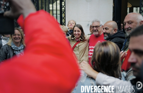 Manifestation de Soutien au ouvrières de chez Vertbaudet