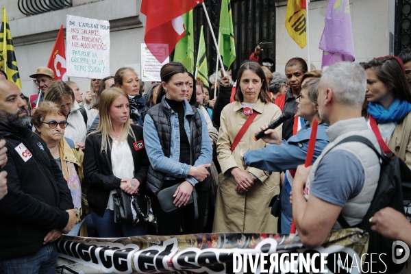 Manifestation de Soutien au ouvrières de chez Vertbaudet