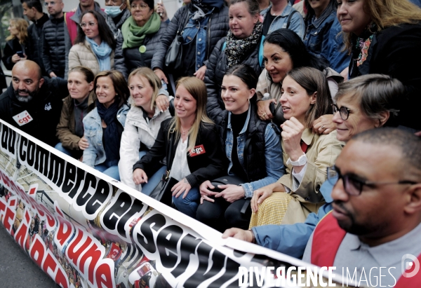 Manifestation de Soutien au ouvrières de chez Vertbaudet