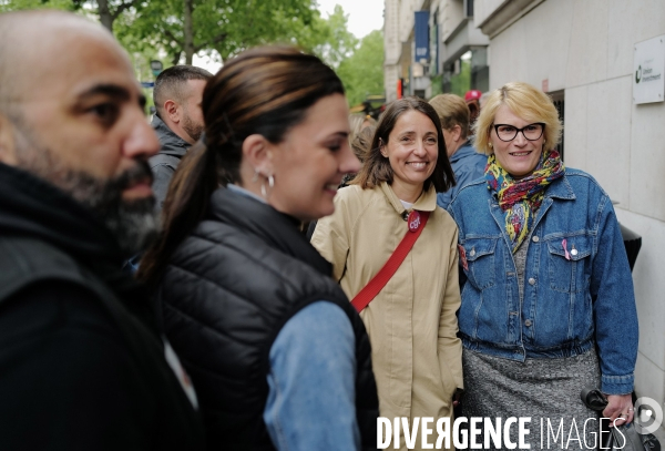 Manifestation de Soutien au ouvrières de chez Vertbaudet