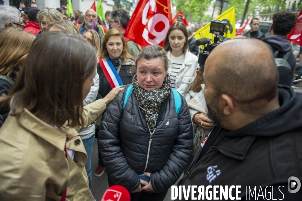 Rassemblement en soutien aux salarié·e·s grévistes de Vertbaudet