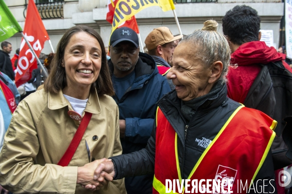 Rassemblement en soutien aux salarié·e·s grévistes de Vertbaudet