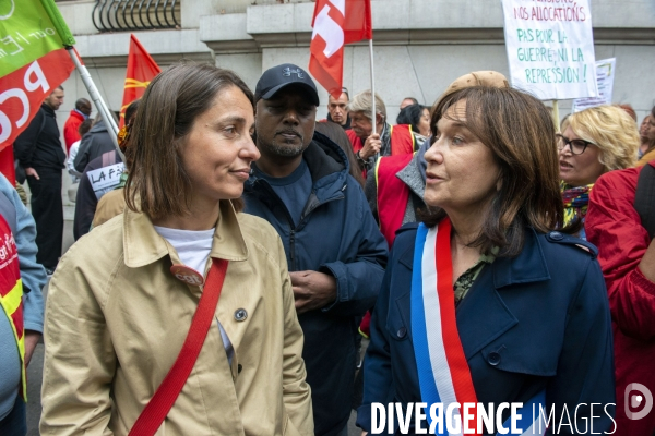 Rassemblement en soutien aux salarié·e·s grévistes de Vertbaudet