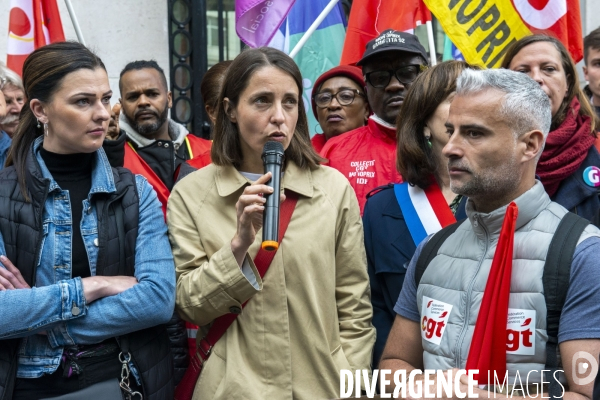 Rassemblement en soutien aux salarié·e·s grévistes de Vertbaudet