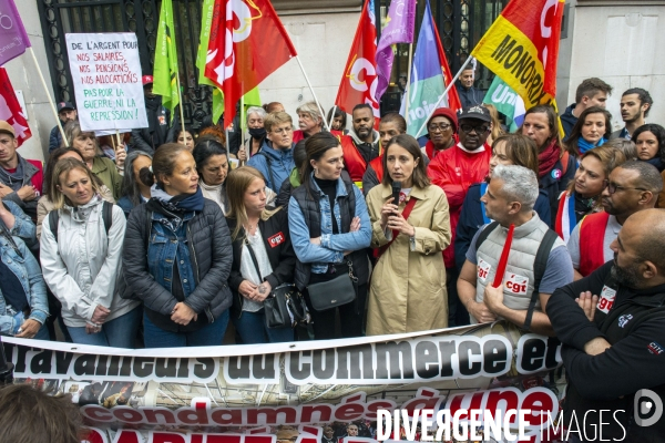 Rassemblement en soutien aux salarié·e·s grévistes de Vertbaudet