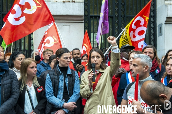 Rassemblement en soutien aux salarié·e·s grévistes de Vertbaudet