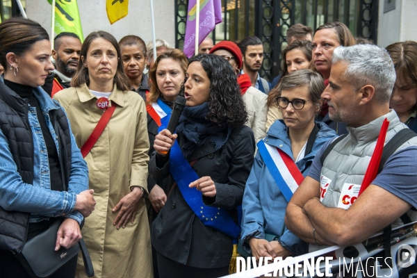 Rassemblement en soutien aux salarié·e·s grévistes de Vertbaudet