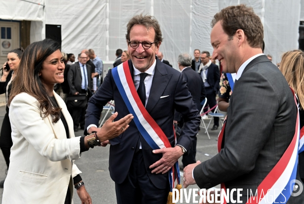 Cérémonie d’accueil de 600 nouveaux policiers à la préfecture de police