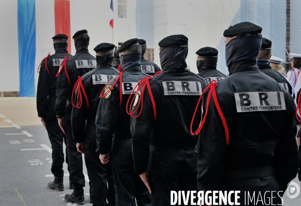 Cérémonie d’accueil de 600 nouveaux policiers à la préfecture de police