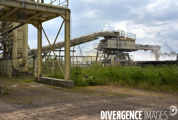 Exploitation souterraine d’anhydrite chez Anhydrite de Lorraine, à Koenigsmacker, Moselle, 24 mai 2023.