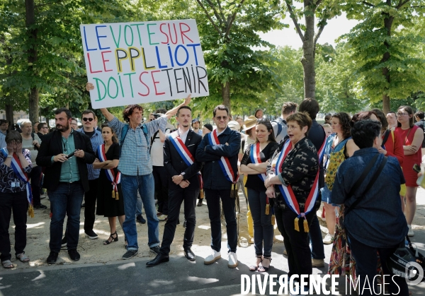 Rassemblement contre la reforme des retraites