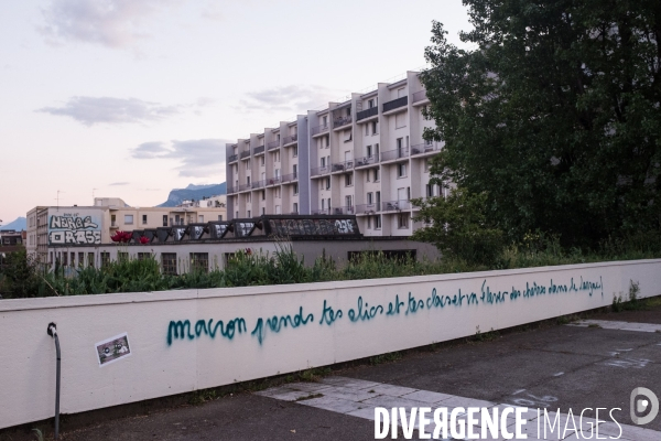 Tags politiques - Grenoble