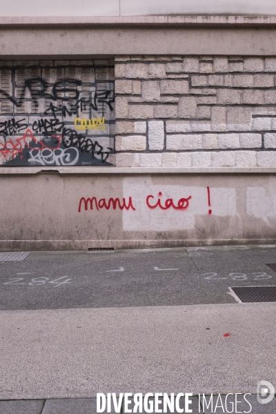 Tags politiques - Grenoble
