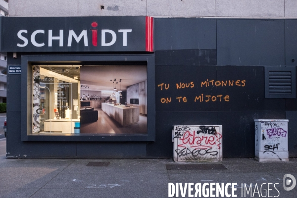 Tags politiques - Grenoble