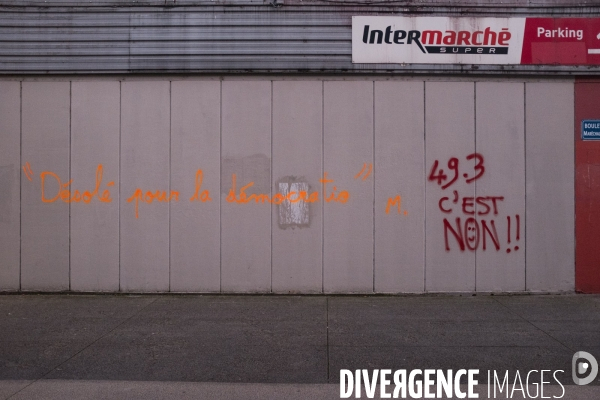 Tags politiques - Grenoble
